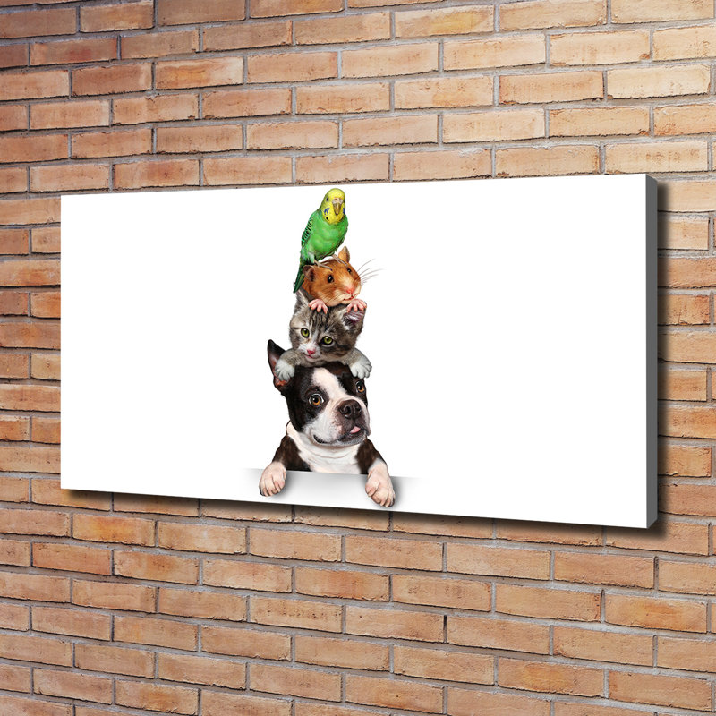 Group Of Animals - Wrapped Canvas Print