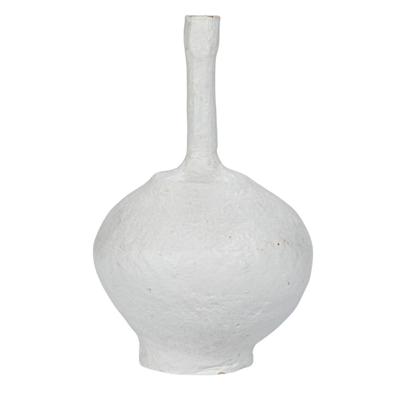 11'' H Paper Mache Tabletop Candlestick