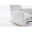 Chaise berçante en coton et lin-248730930