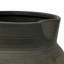 Vase à fleurs antique en céramique grise 15 "Leyn