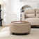 Bryonie Round Cocktail Ottoman with Storage