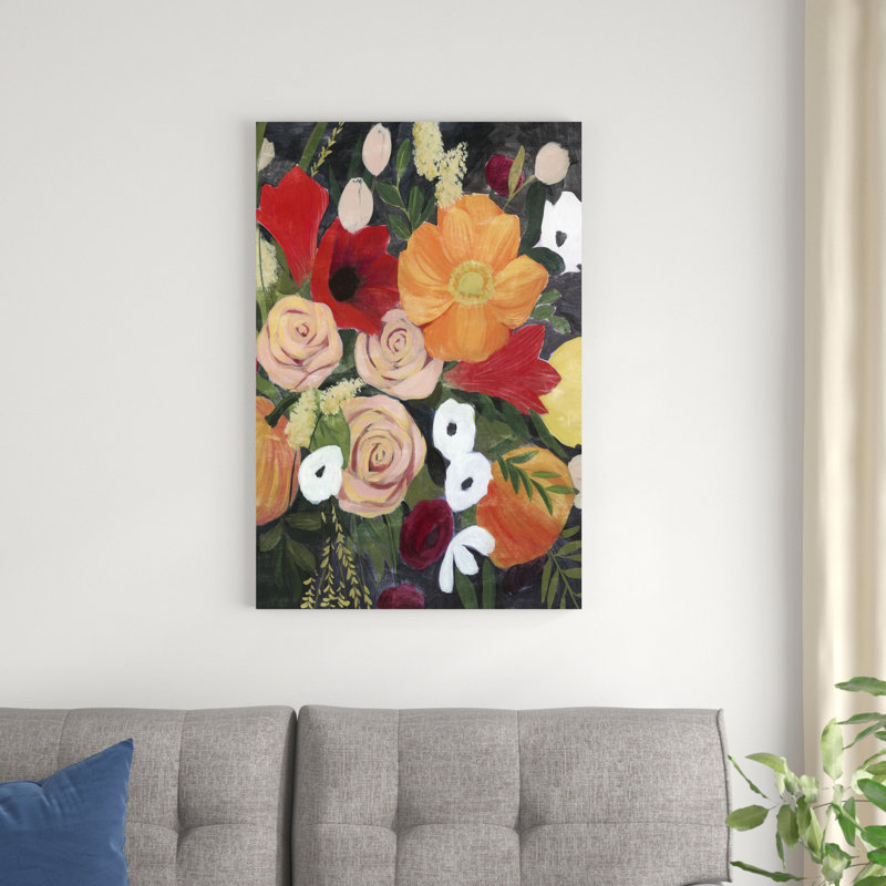 " November Bouquet II " by Grace Popp Painting Print, 36" H x 24" W
