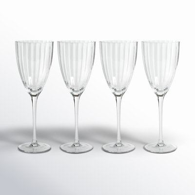 Boulder Ribbed White Wine Glass