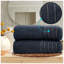 Premium Ribbed Cotton Bathroom Towel Collection, Soft & Plush, Fast Absorbing Hand, Bath Towels & Bath Sheets - 2 Pack-124328135-118474326