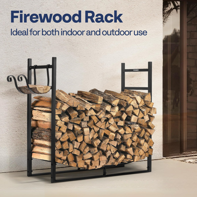 84cm W Metal Log Rack