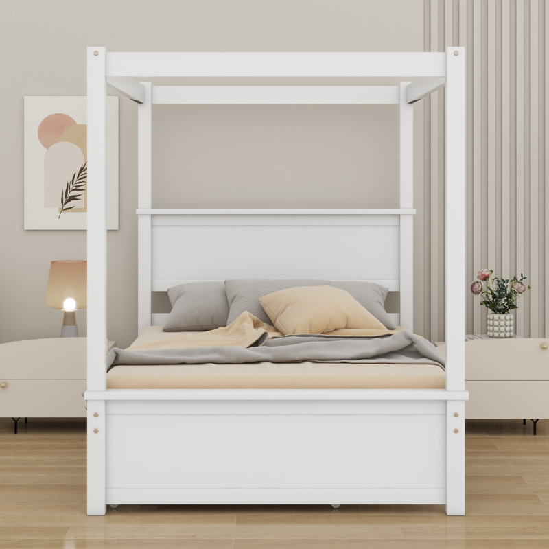 Canopy Bed With Trundle Bed