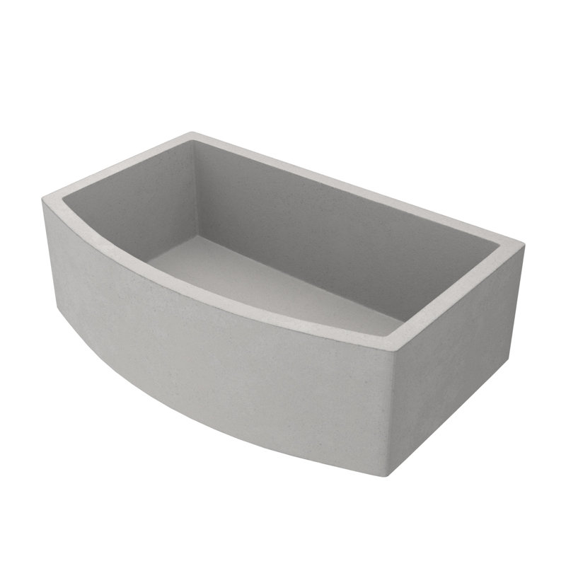 Quartet 33" L x 20.5" W Farmhouse/Apron Kitchen Sink, Ash
