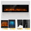 Foyer électrique encastré et mural, foyer avec écran tactile et télécommande, couleur de flamme réglable, 750 W / 1500 W-244339788-244339778