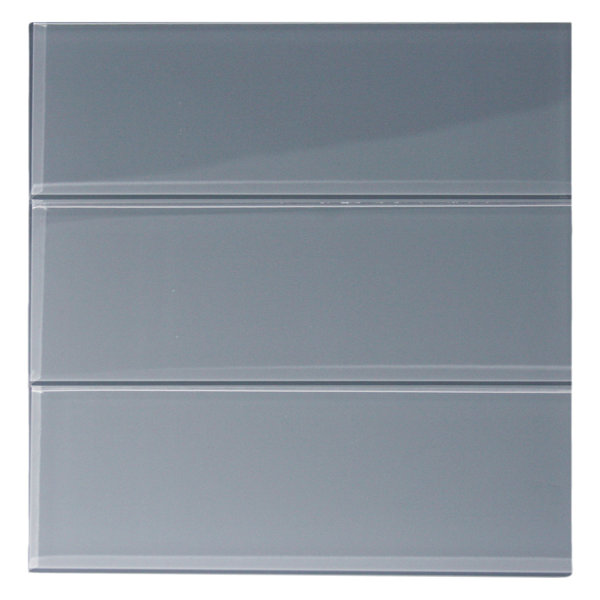 Cerium Glass Mosaic Tile in Ocean Polished Finish Waterproof for Backsplashes Shower - 1 Sq Ft