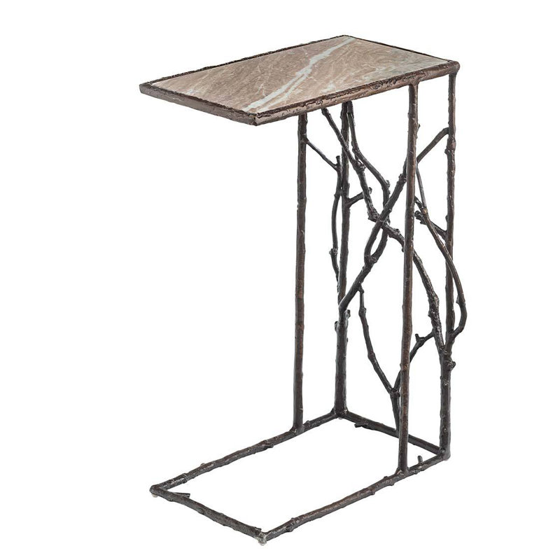Table de branchement intérieure / extérieure avec plateau en marbre