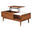 Table basse 1Pc avec plateau en faux marbre