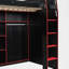 Lit mezzanine double avec bureau intégré-148962799