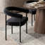 Ensemble de salle à manger extensible moderne de 47 à 83 po avec 4 ou 6 fauteuils Modern-48897100-48897101