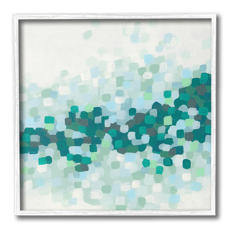 "Modern Dots Terrain" par June Erica Vess sur toile, H 24 po x l 24 po