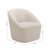 Boucle Fabric Upholstered Swivel Function Chair