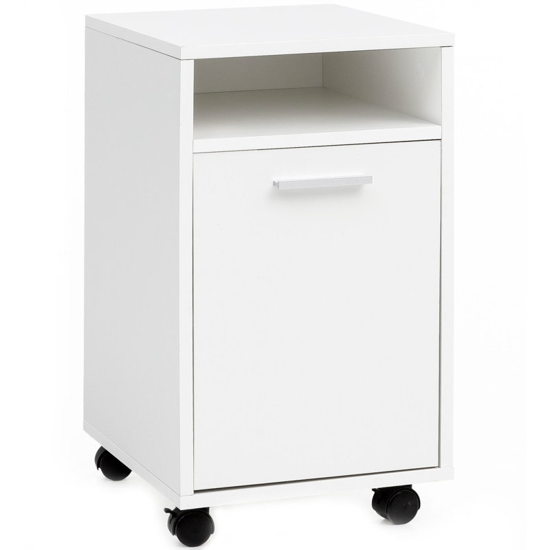 Cypress Gardens 33cm Wide Mobile File Cabinet, White