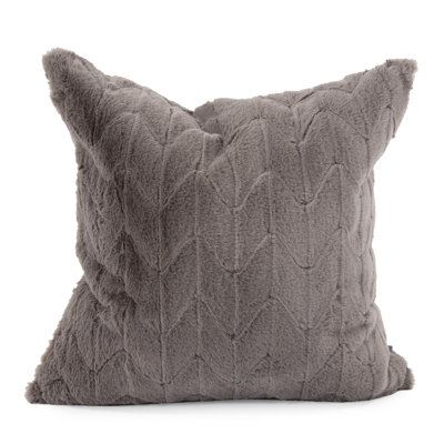 Square Faux Fur Pillow Cover & Insert