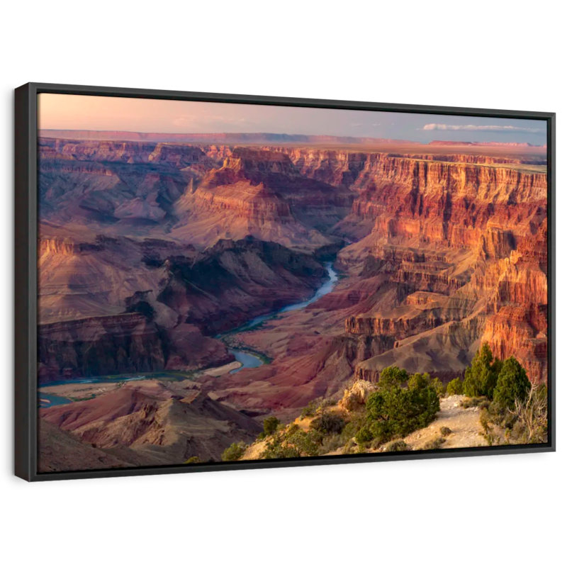 Alvord frappant le Grand Canyon, H 21 po x l 31 po