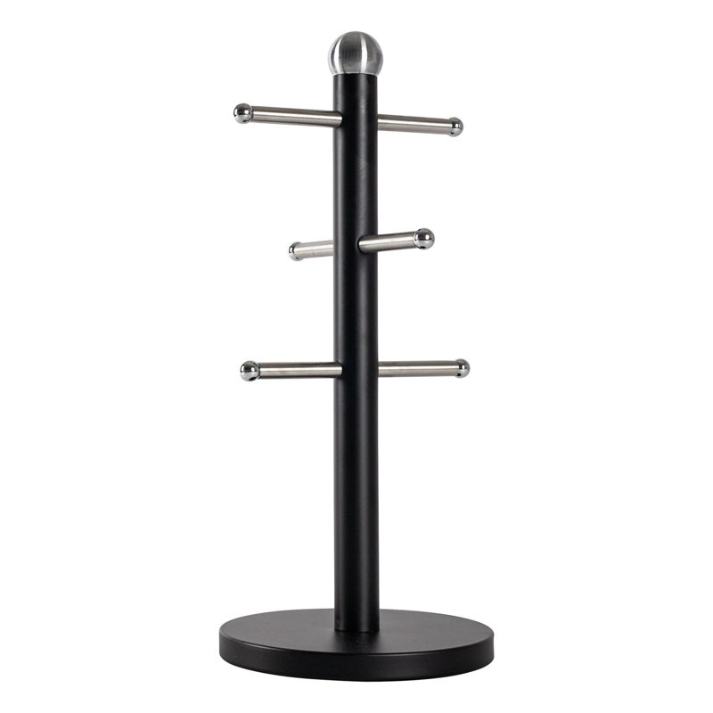 Metal Kitchen Mug Tree, Black