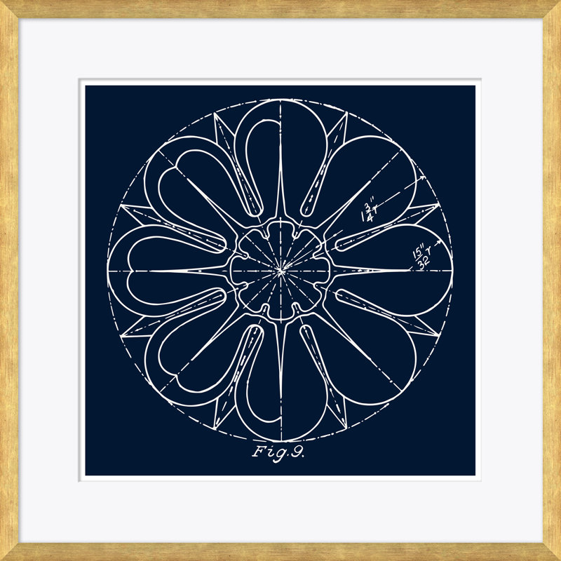 Blue Figure 2 Framed