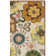 Doyle Hand-Hooked Brown/Yellow/Green Area Rug