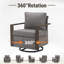 Ensemble de chaises berçantes pivotantes avec coussins Kelyse-1808687495-1808687514
