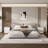 Modern Glossy Nightstand With Soft-Glow LED Base