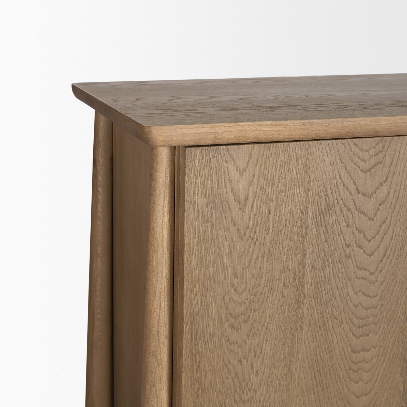 Oak Curio Cabinet
