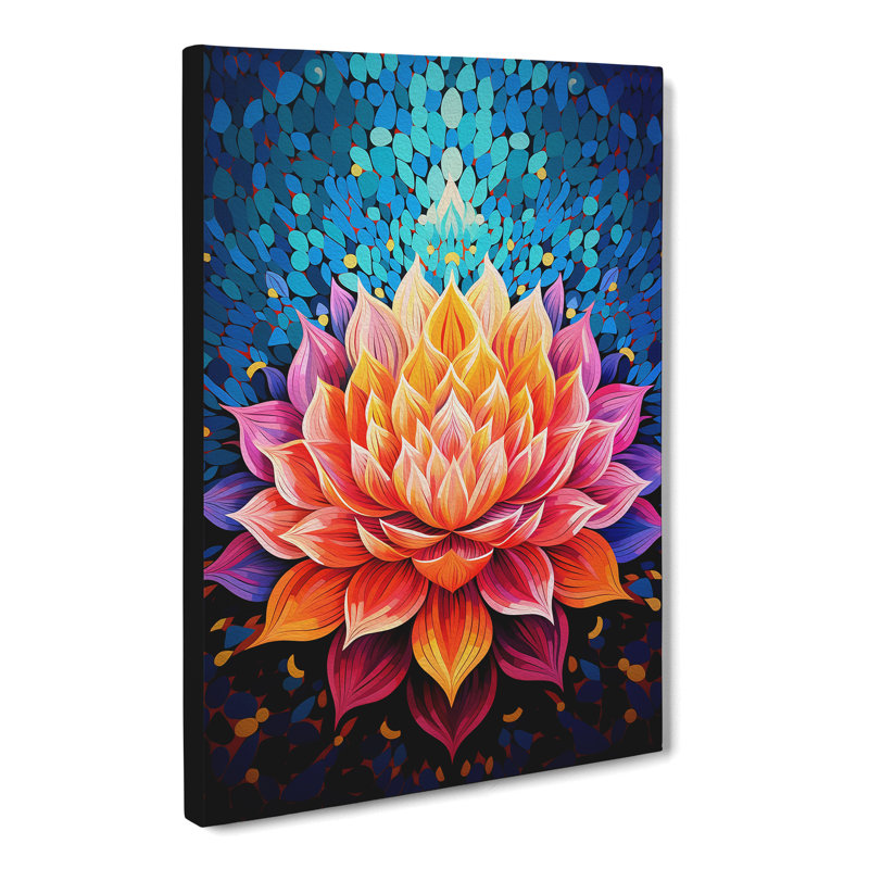 Lotus Flower Op No.2 - Print, 76cm H x 50cm W x 3cm D
