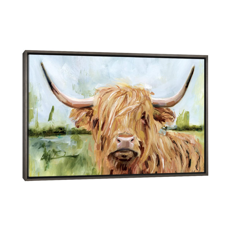 Highland Grazer I par Victoria Borges - reproduction d'art, H 18 po x l 26 po x P 1,5 po, Aucun mat