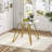 35.4-Inch Square Tempered Glass Dining Table