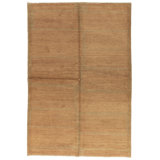 Primitive One-of-a-Kind 6' X 9' Hand Knotted Area Rug
