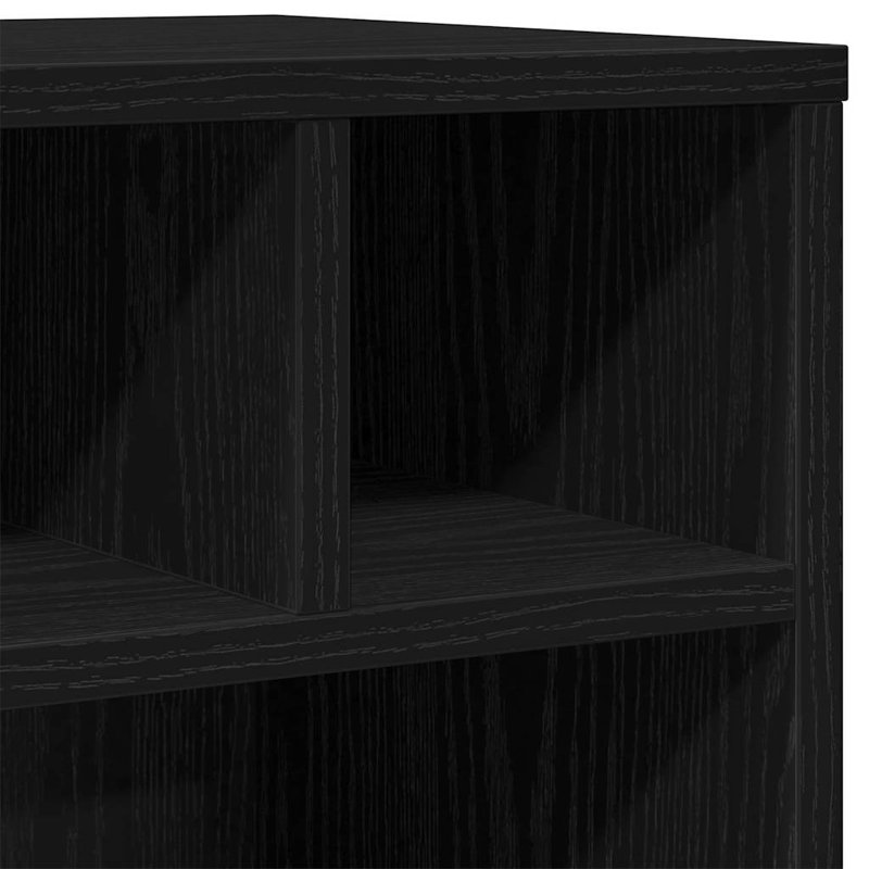 48cm H x 41cm W Printer Stand, Black Oak