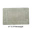 Tapis pour salle de bain réversible 100% coton touffeté de qualité supérieure Jasmyne-841615512-901124417