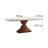 Cave stone rock plate dining table and chair Rectangular with Solid Wood Base Dining Table-100583782