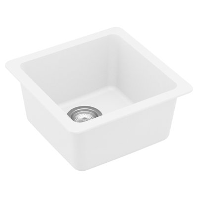 Karran Quartz 16-5/8'' X 16-5/8'' Undermount Bar Sink