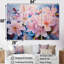 Ensemble de salon art mural rhododendron rose-107737481-107737486
