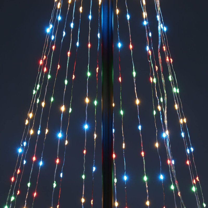 35cm Indoor / Outdoor Rope Lights, 152.4cm H x 35cm W x 35cm D, Multicolor