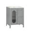 Meuble-lavabo 24 po avec lavabo, meuble-lavabo avec 2 tiroirs et porte, tablette réglable-225683804