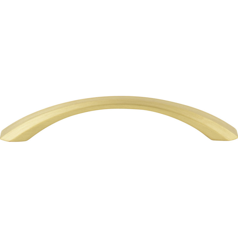 Wheeler Bar Pull, 3 3/4", Brushed Gold