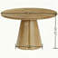 Round Solid Wood Dining Table
