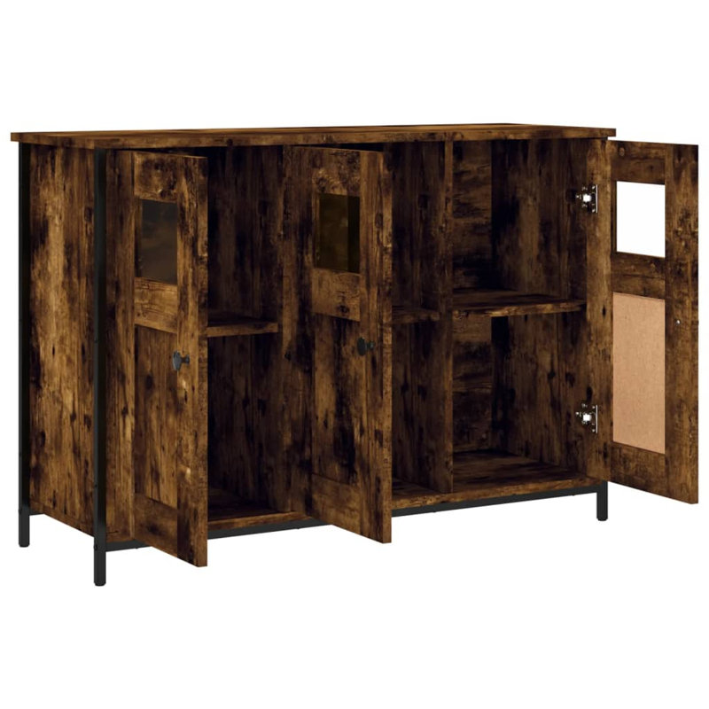 Iancarlo 100cm Sideboard, Smoked Oak