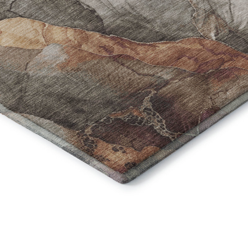 Premium Machine Washable Verlin AMF1787 Floral Rug, Rectangle 9' x 12'