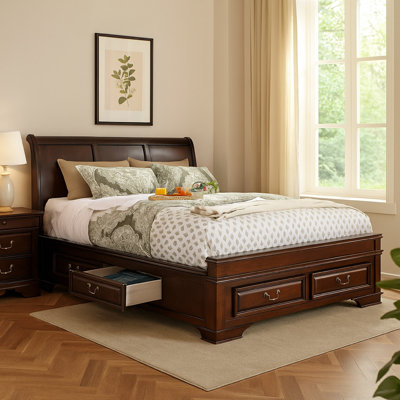 Kowan Sleigh Storage Bed