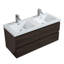 Ensemble de meuble-lavabo mural double 48 "Devingo-447035092