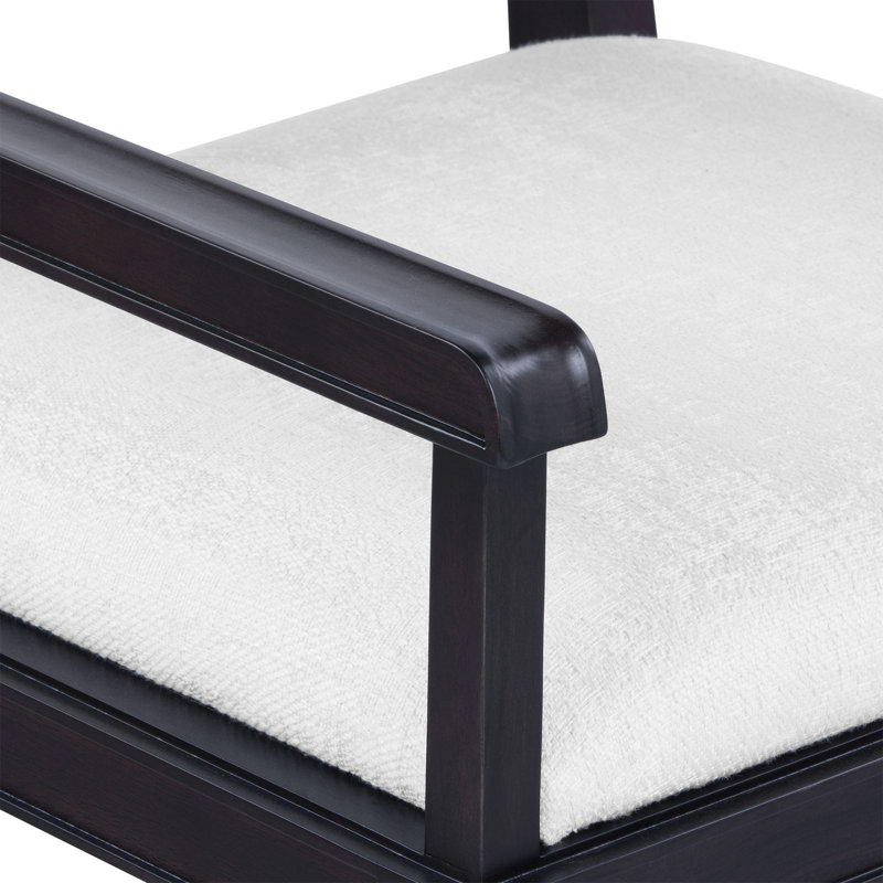 Jackson Upholstered Arm Chair, Midnight Arabica