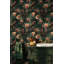 Papier peint floral perroquets rétro-1204838009