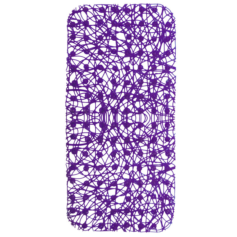 Tapis de douche en velours Falkirk, Mauve