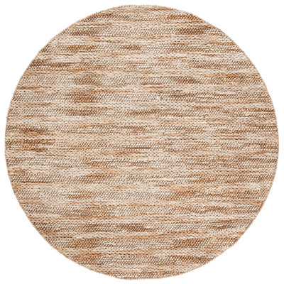 Natural Fiber Couture 101 Hand Loomed Jute/Cotton Rug in Ivory/Natural