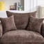 Fauteuil d'appoint pivotant surdimensionné avec repose-pieds Boneless, largeur de siège de 37,8 po, 3 coussins, chenille-1968450283